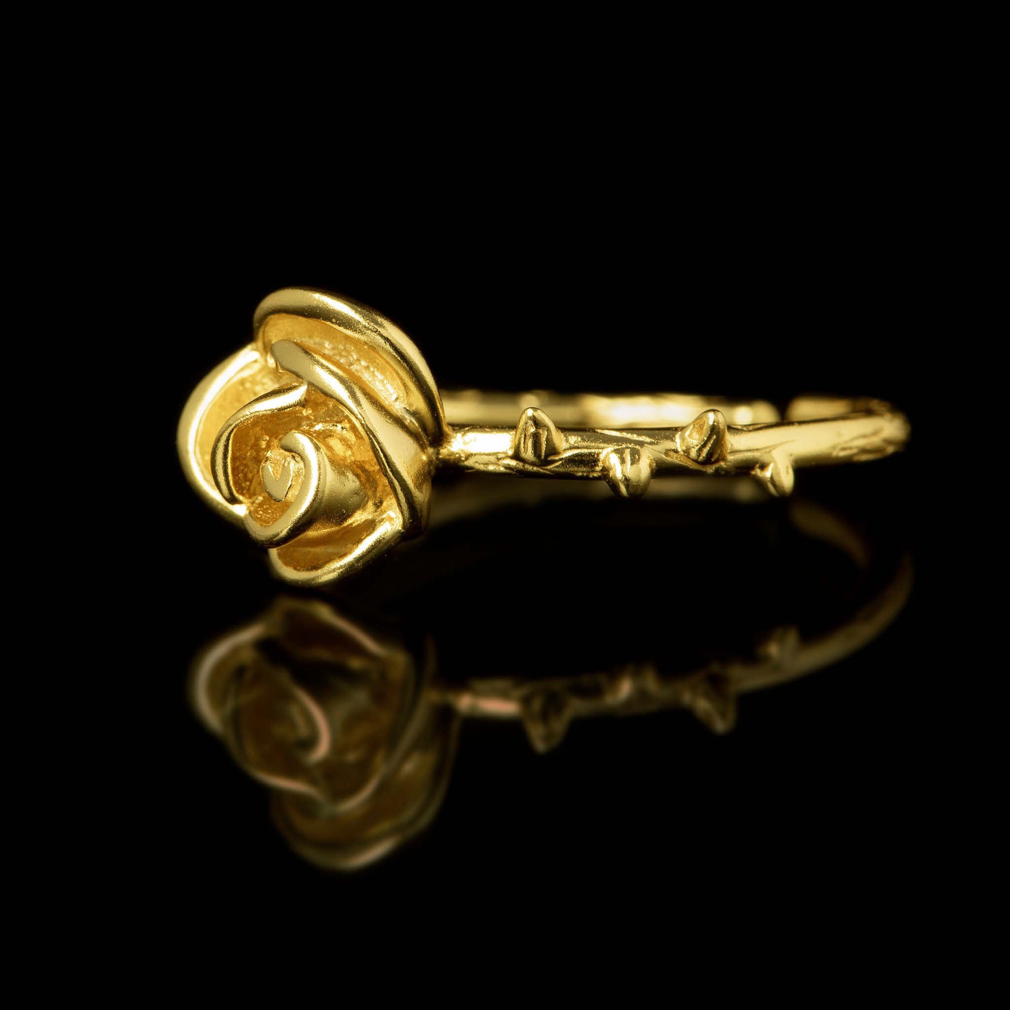 FOREVER ROSE RING - 925 Sterling Silver ✧ 18K Gold Plated